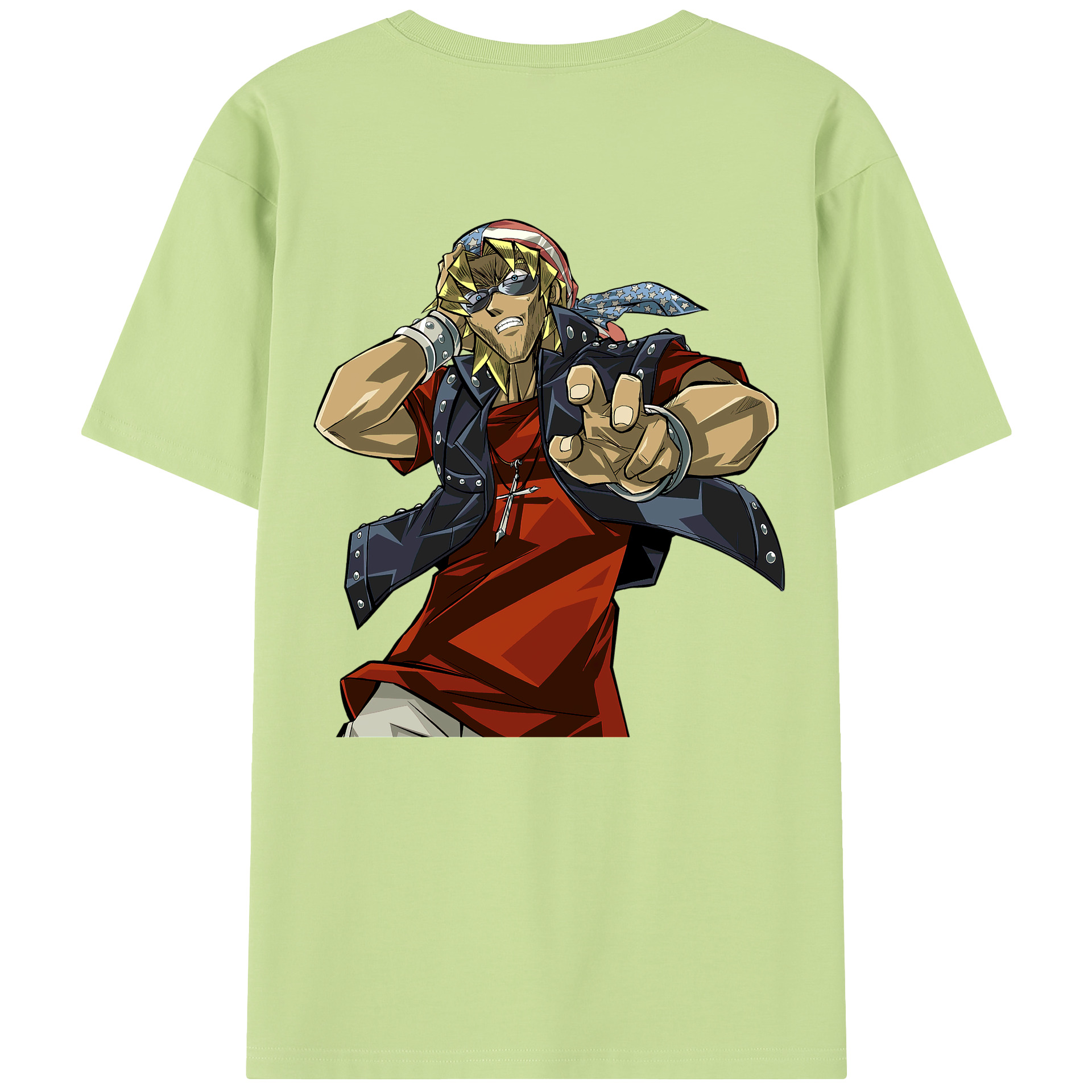 （画像用） 遊☆戯☆王 Yu-Gi-Oh! 綿100％半袖Tシャツ（背面プリント）